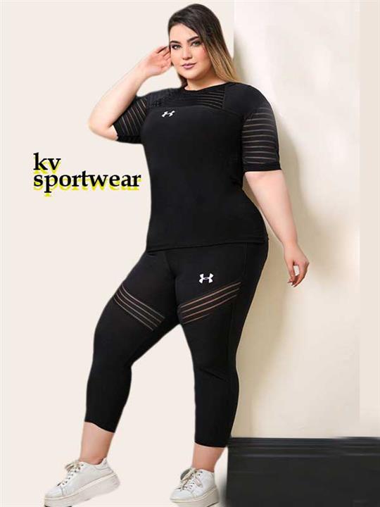 ست تیشرت شلوار سایز بزرگ ورزشی زنانه UNDER ARMOUR